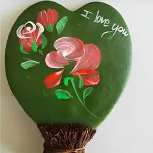 Hoya kerrii 'Big Leaf' painted double heart for sale
