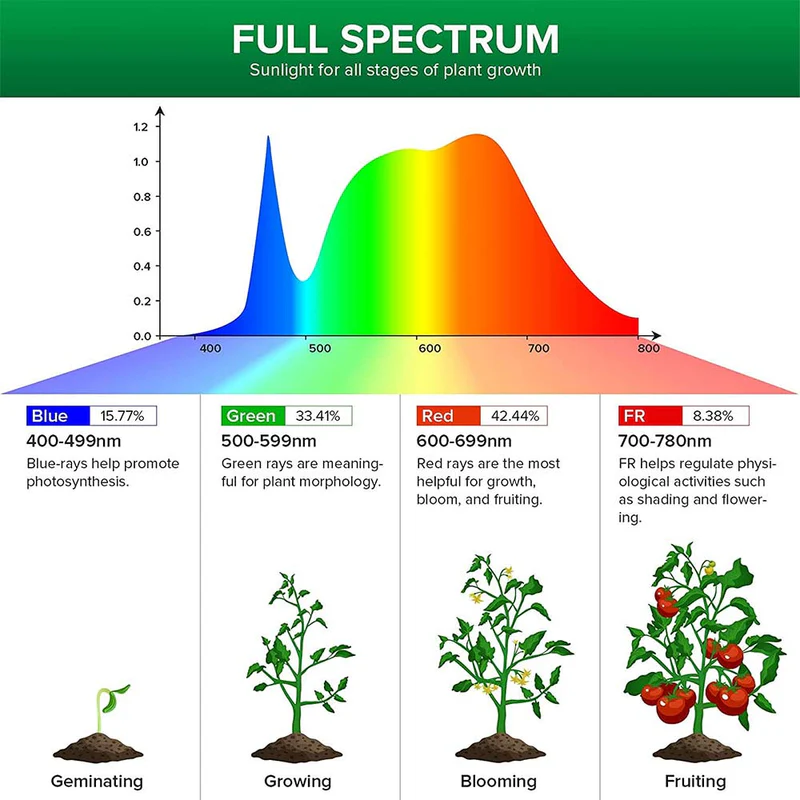 LED Grow Light Bulb Full Spectrum